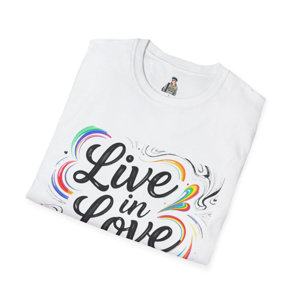 Live in Love T-Shirt — Inspirational Script Tee