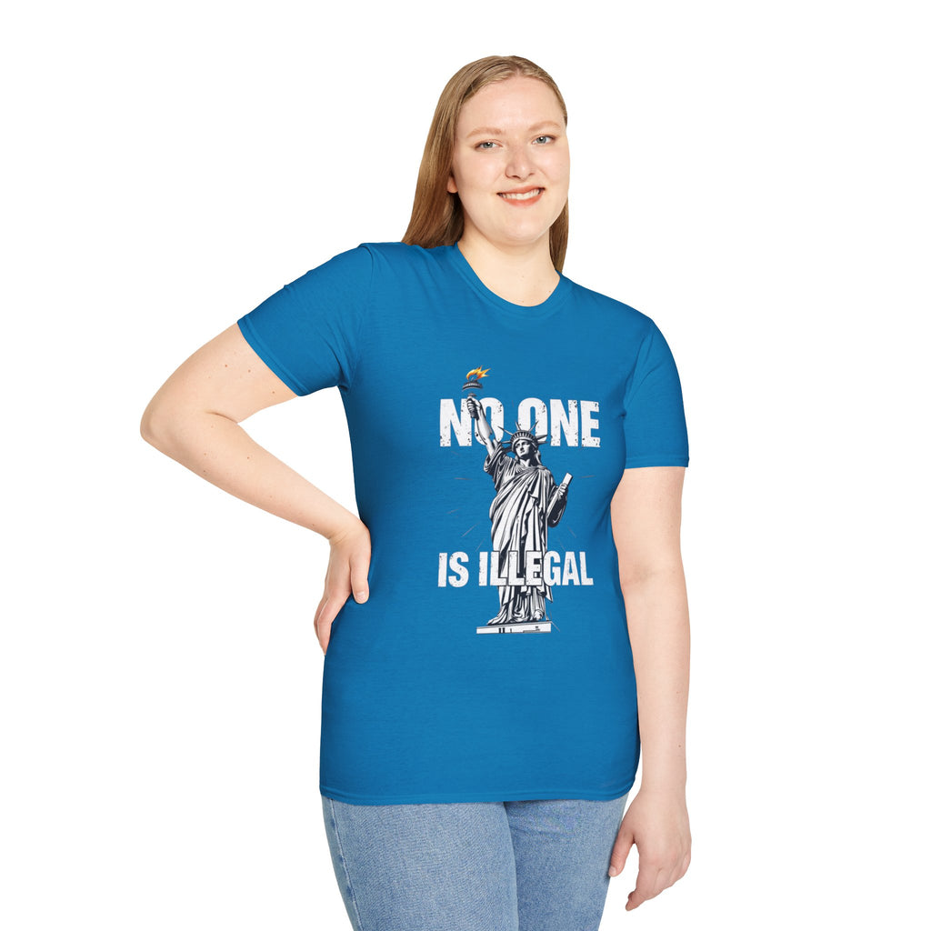 No One Is Illegal Graphic T-shirt