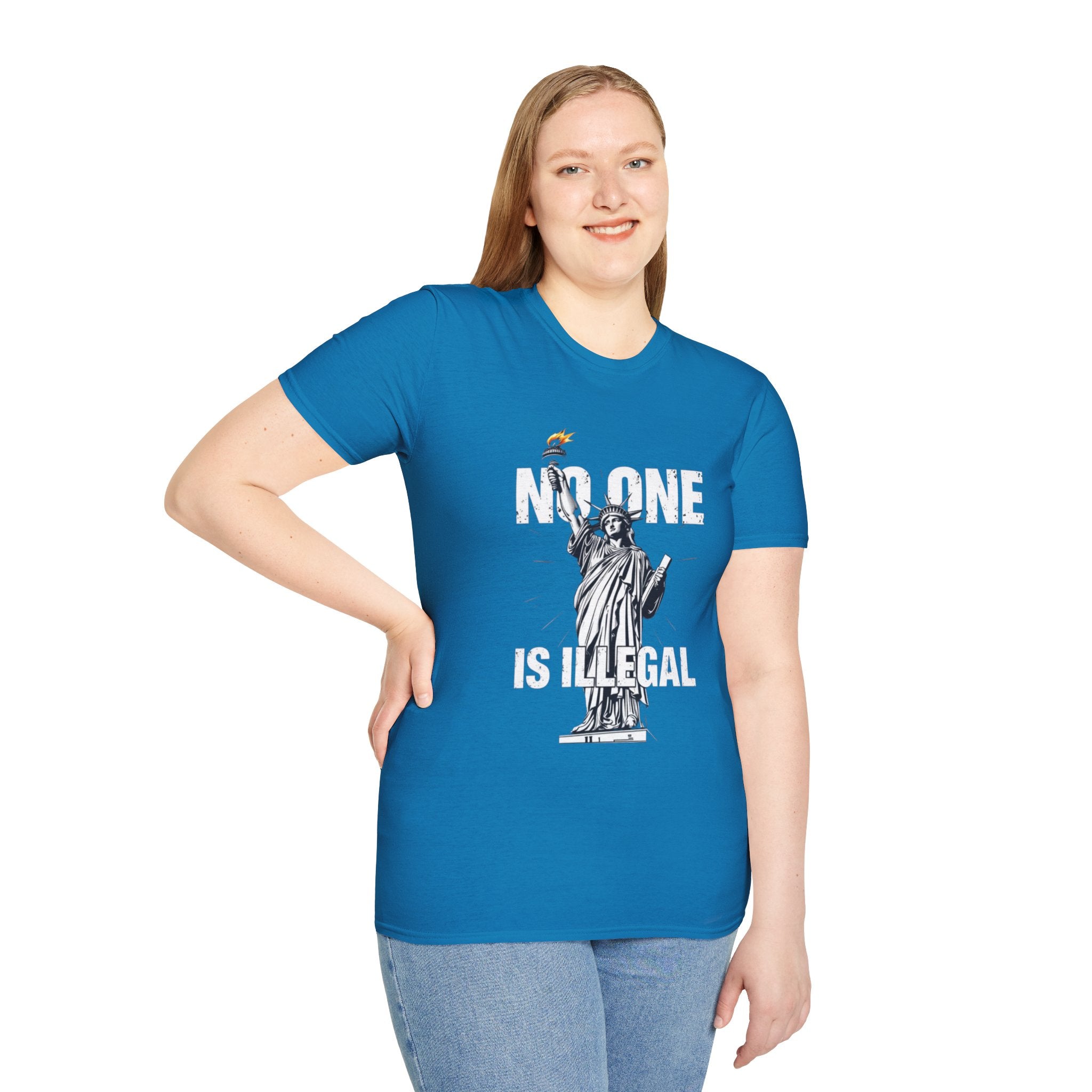 No One Is Illegal Graphic T-shirt