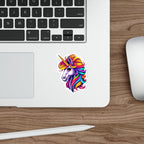 Die-Cut Stickers Purple Unicorn