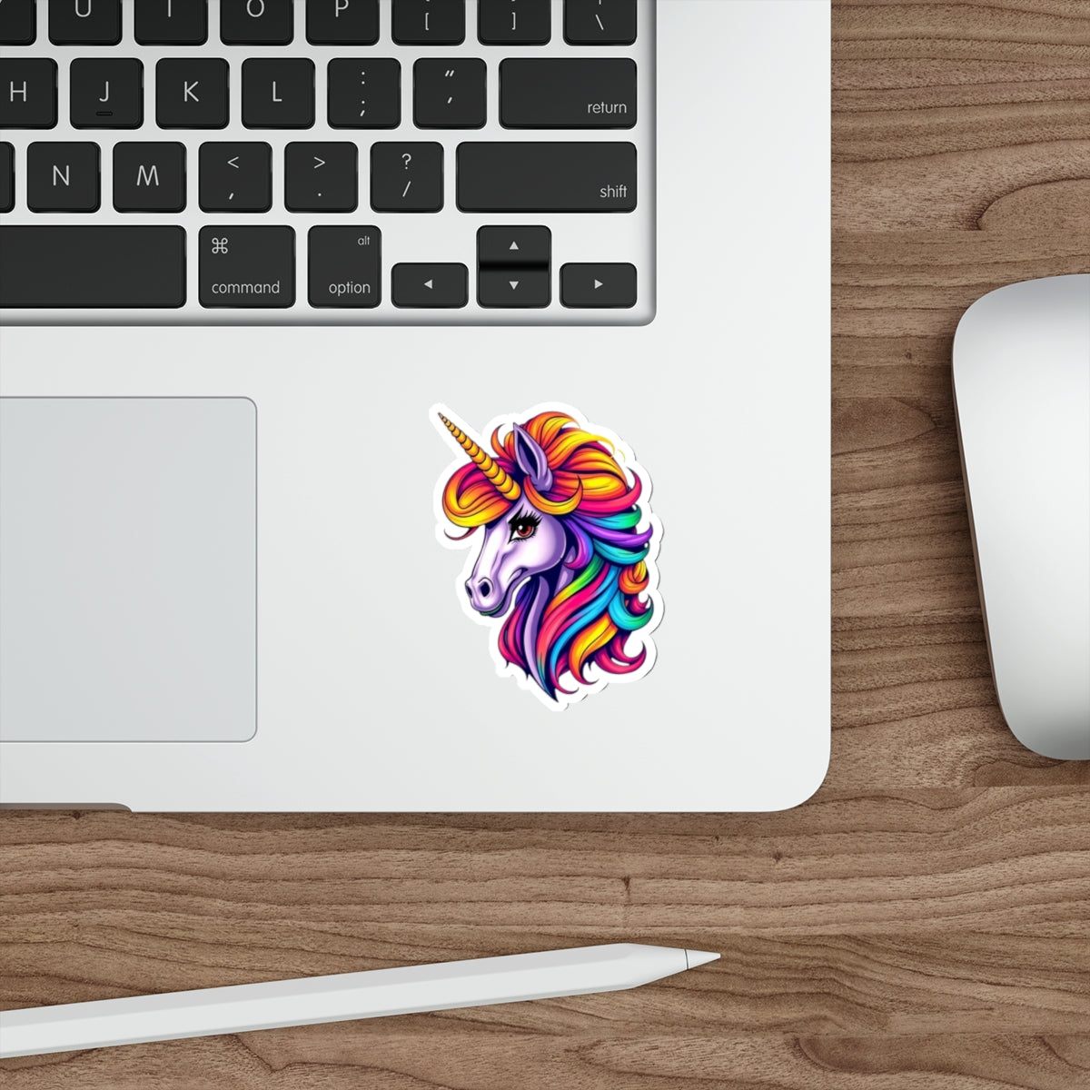 Die-Cut Stickers Purple Unicorn