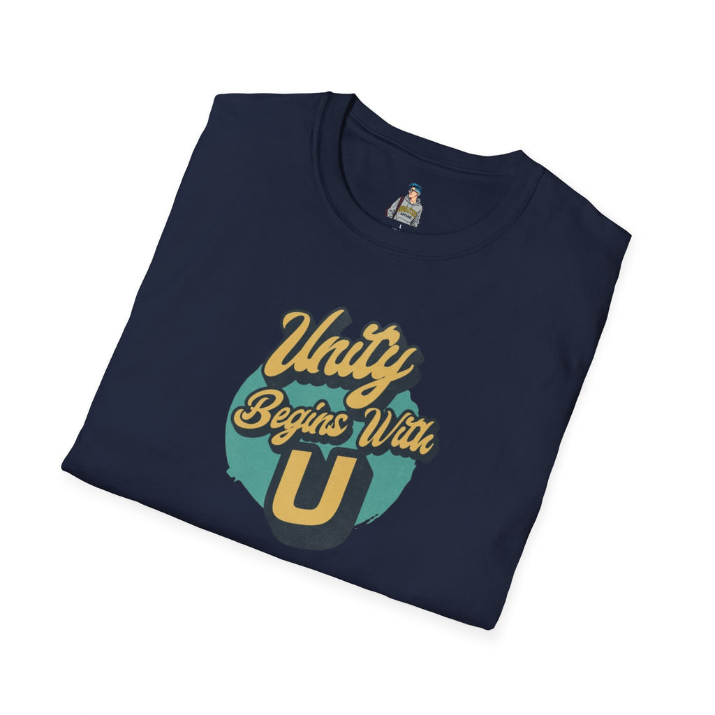 Unity Begins With U Unisex Softstyle T-Shirt