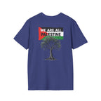 Unisex Softstyle T-Shirt: Stand with Gaza & We Are All Palestine Graphic Tee