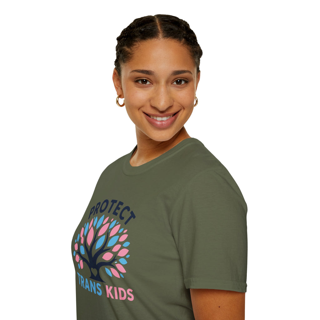 Protect Trans Kids Pride Tree Las Vegas T-Shirt