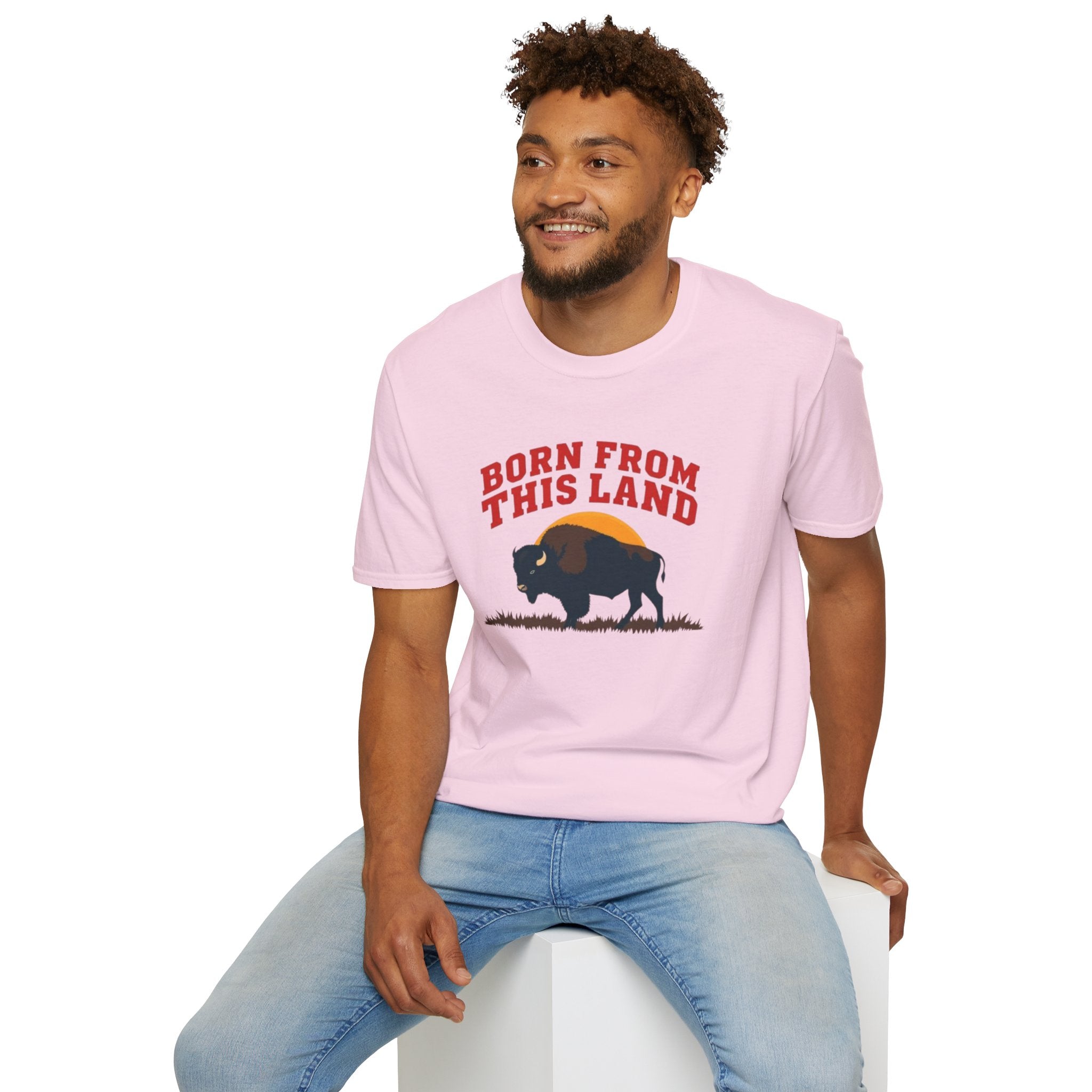 Born From this Land Native and Proud T-Shirt