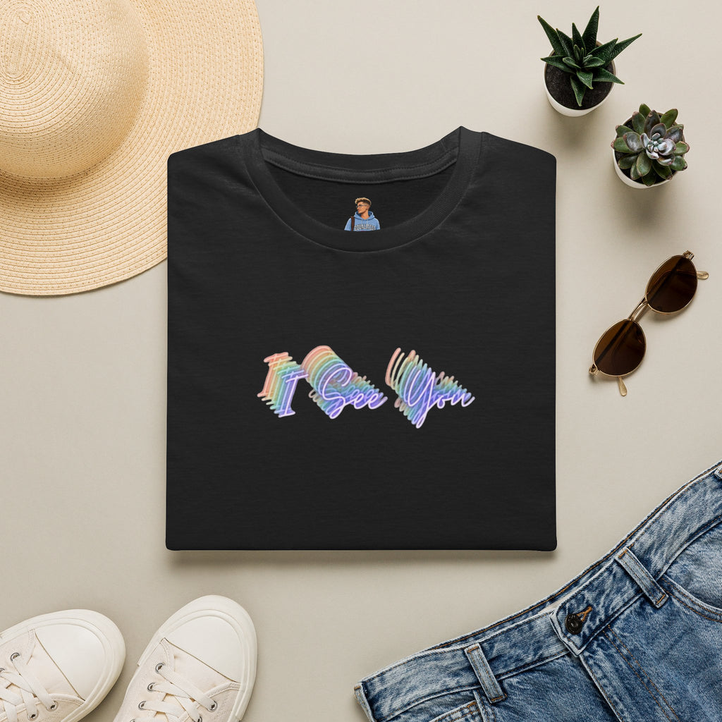 I See You Unisex Softstyle T-Shirt - Colorful Wave Design for LGBTQ+ Visibility