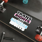 Die-Cut Stickers - TRANS RIGHTS ARE HUMAN RIGHTS