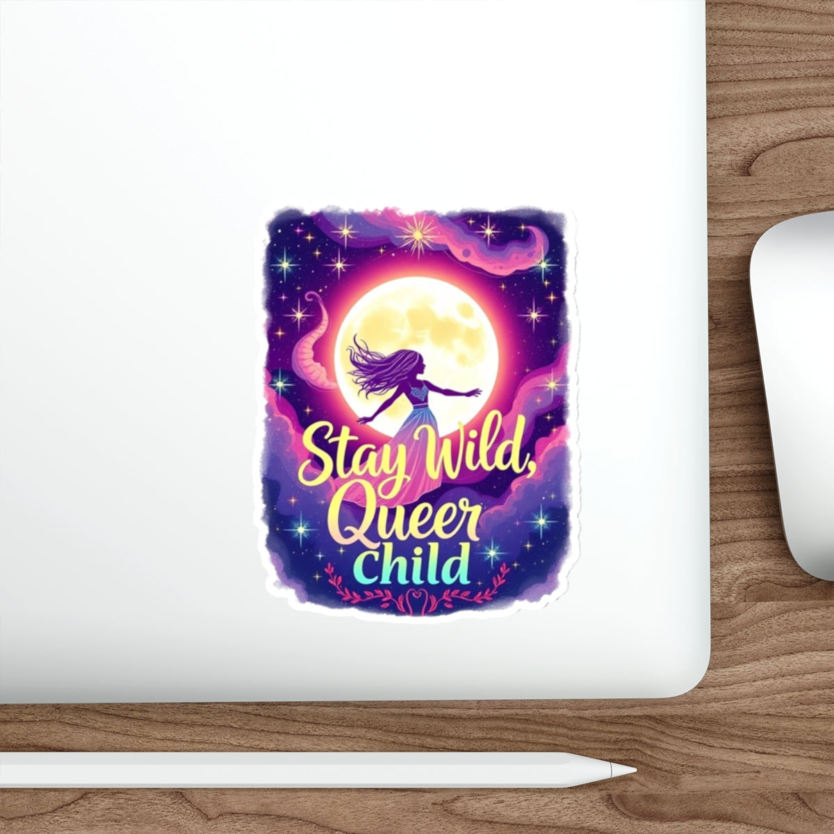 Die-Cut Stickers - Stay Wild, Queer Child