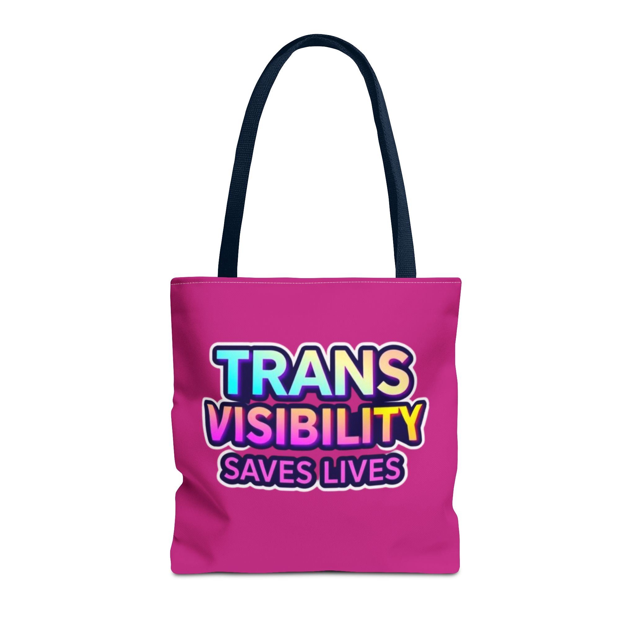 Trans Visibility Saves Lives Tote Bag