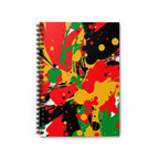 Vibrant Spiral Notebook - Ruled Line for Creative Minds | Abstract Color Splash Design
