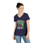Stay Hydrated Resist Fascism V-Neck T-Shirt - Empowering Design