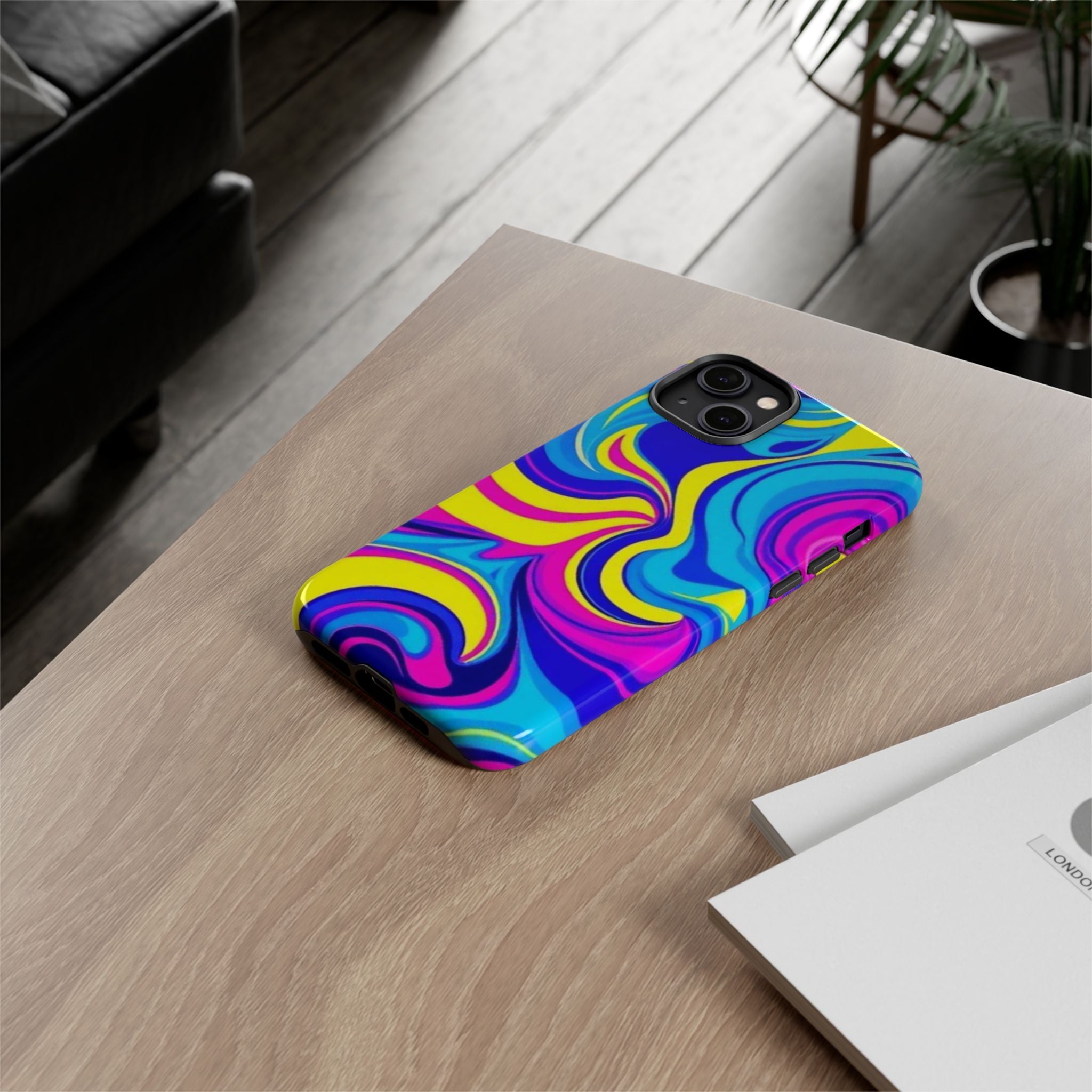 Psychedelic Swirl Tough Phone Case for iPhone