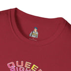 Unisex Softstyle T-Shirt - Queer Rights Are Human Rights Statement Tee