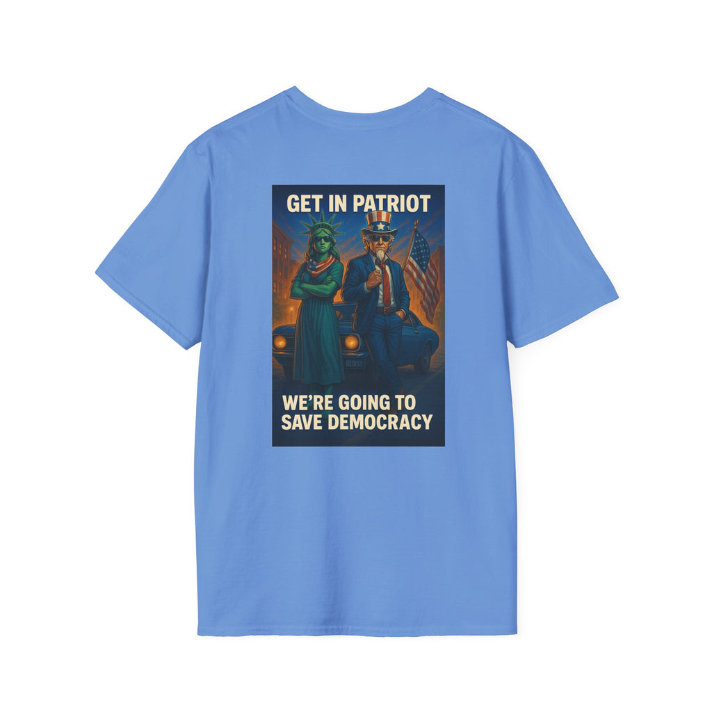 Patriotic Activism T-Shirt - Our Resistance Matters & Save Democracy Designs