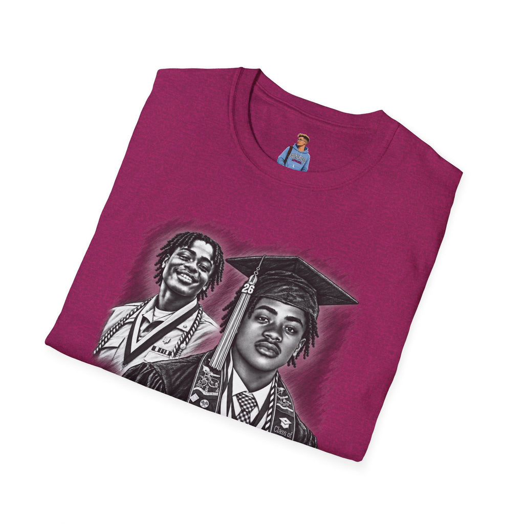 Double Portrait Front - In Memory of Pierre Damas Bel T-Shirt