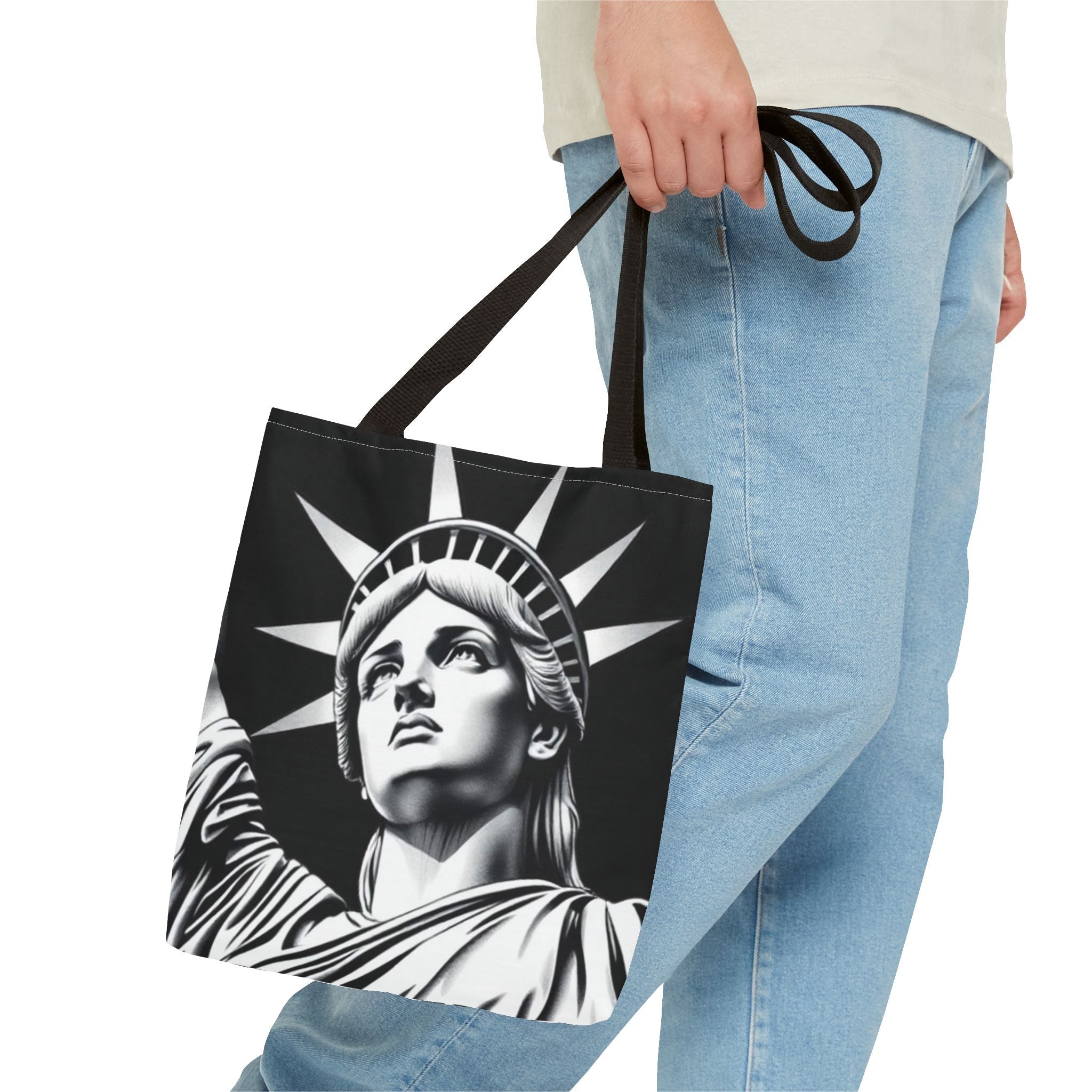 Lady Liberty Sketch Tote Bag