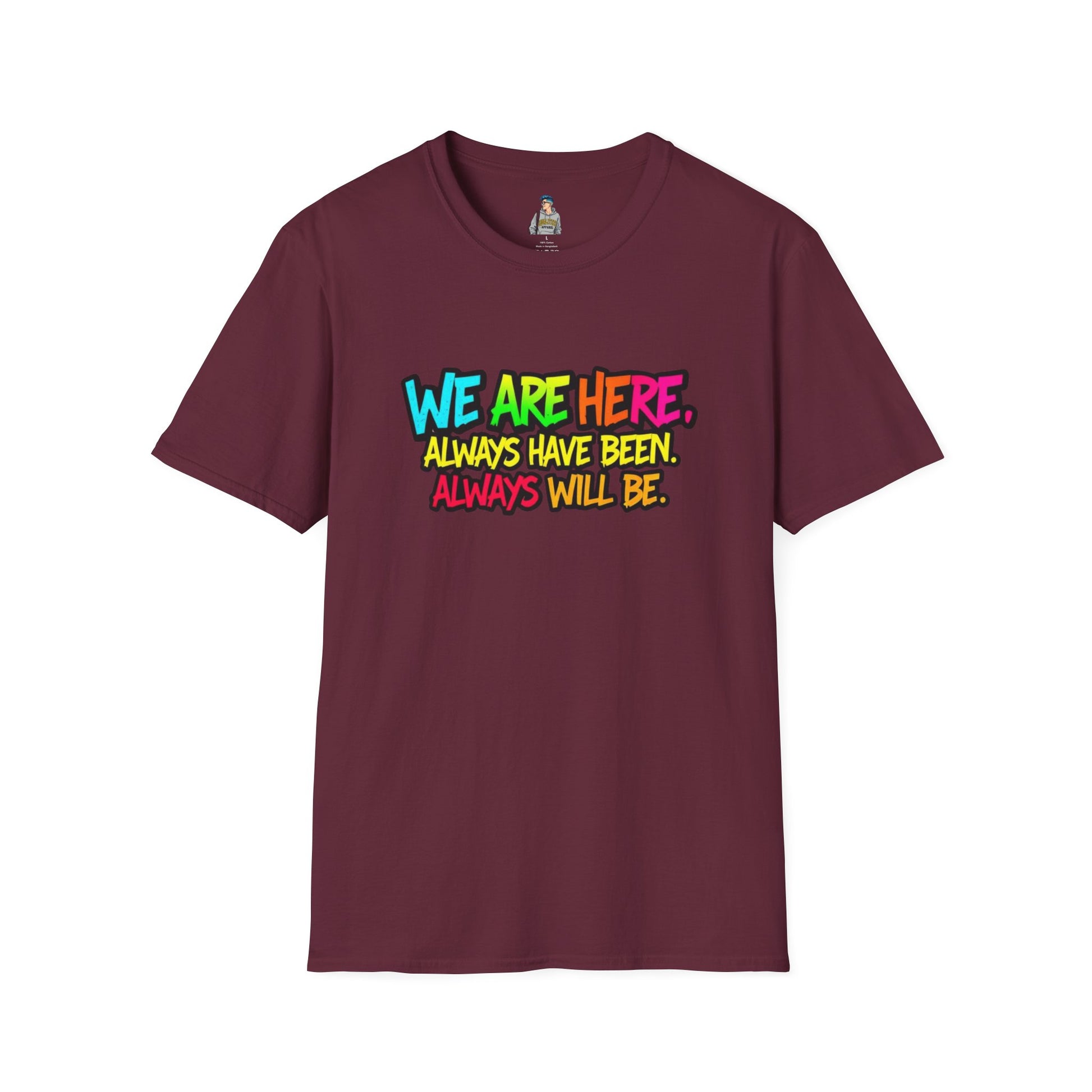 We are WHO We Are Just Leave Us tf Alone Pride Tee