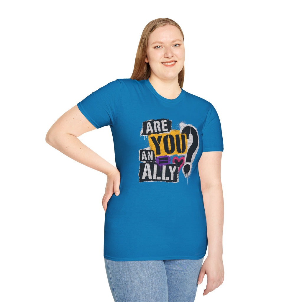 Are You An Ally? Graphic T‑Shirt — Pride & Allyship Tee