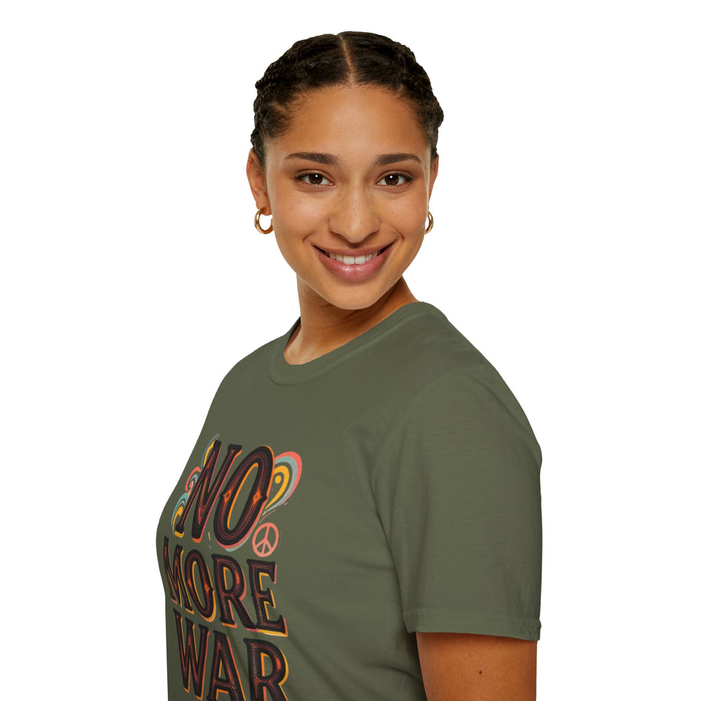 No More War Peace T-Shirt — Retro Anti-War Graphic Tee