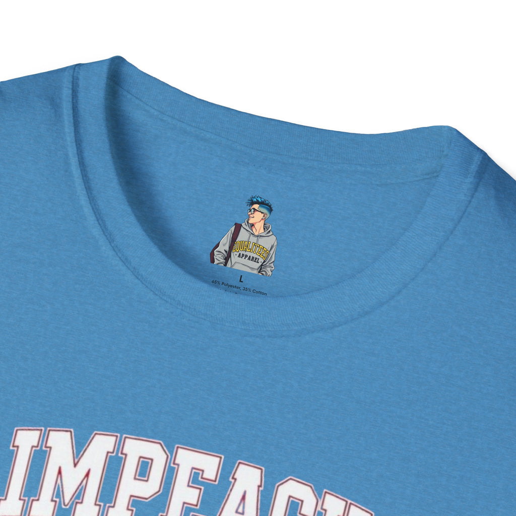 Impeach Felon47 Unisex Softstyle T-Shirt - USA Graphic Statement Tee