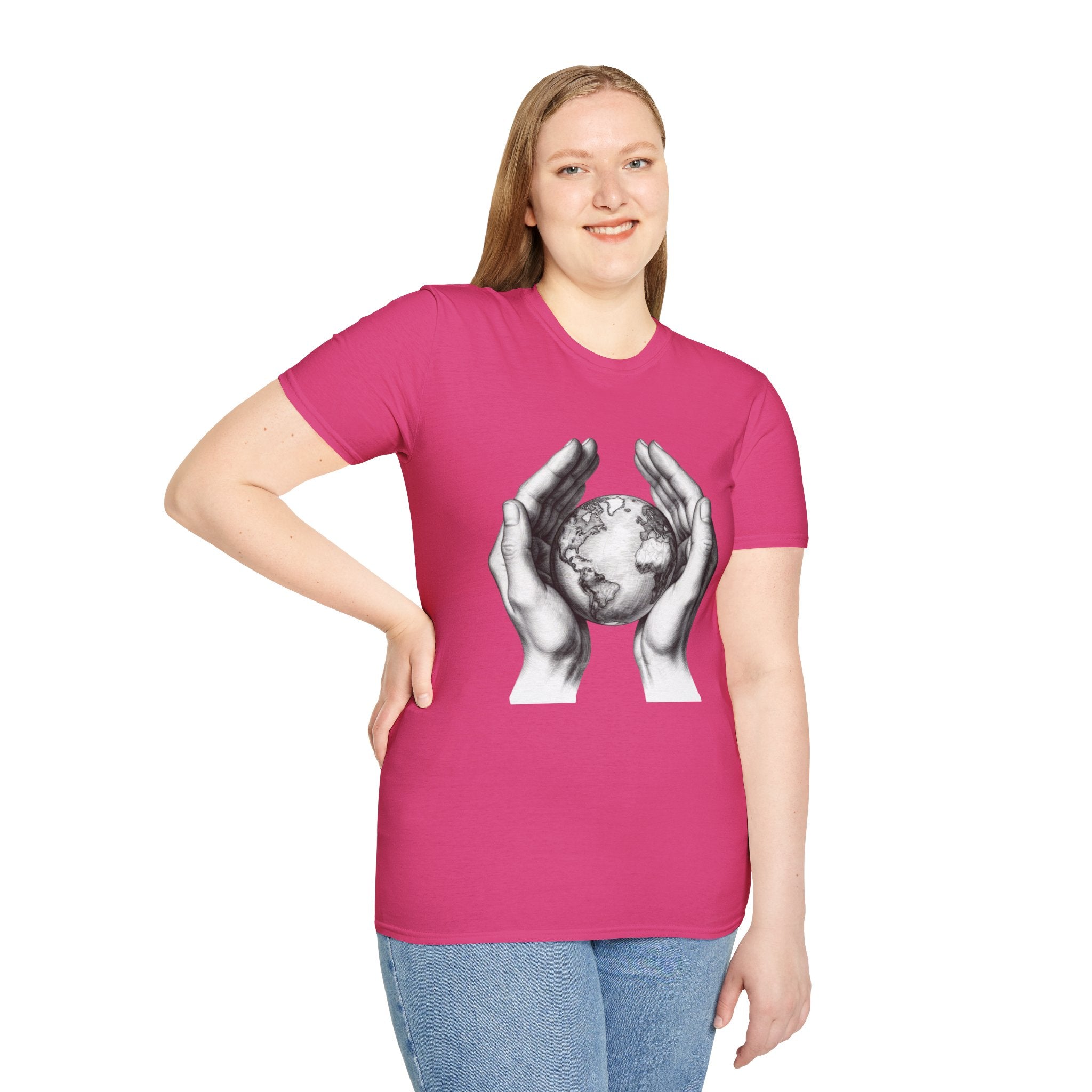Earth in Your Hands T-Shirt — Protect the Planet Graphic Tee