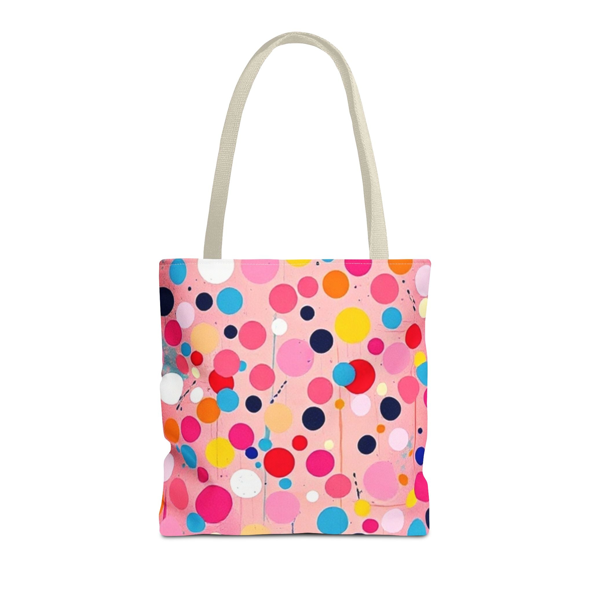 Dots and Drips over Pink Design - Tote Bag