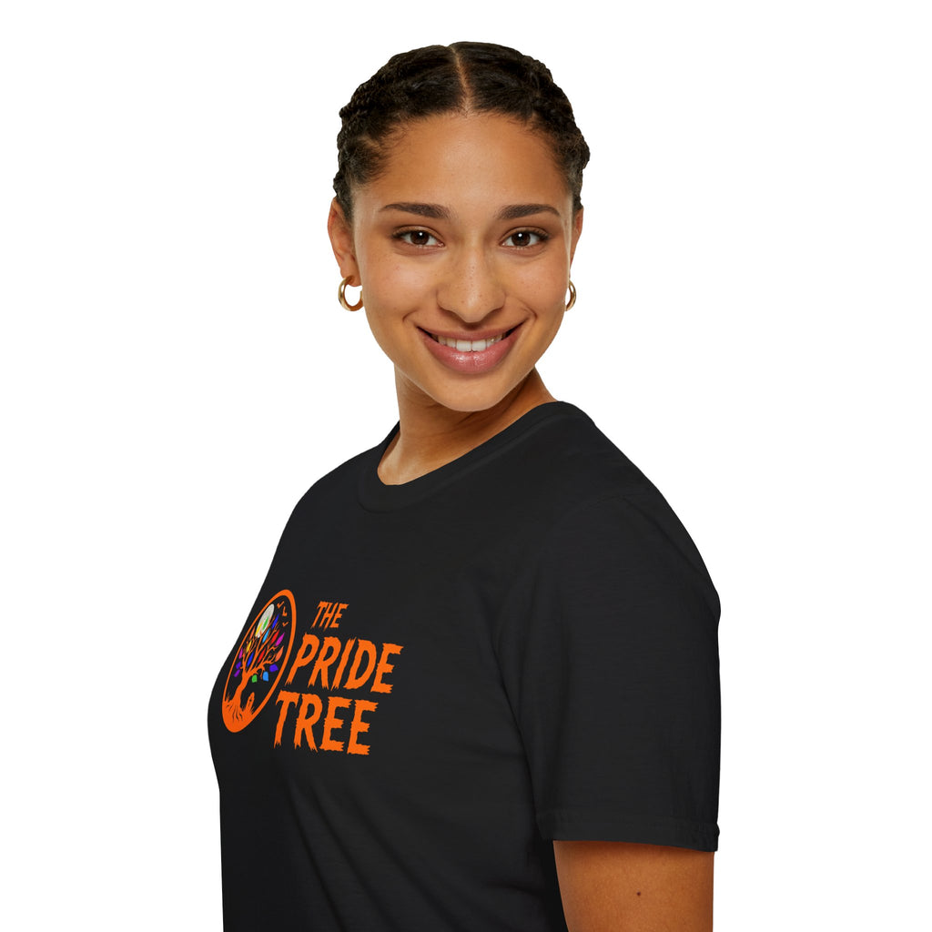 Orange Halloween Logo Pride Tree T-Shirt