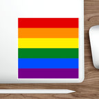 Die-Cut Stickers - Rainbow Flag