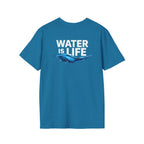 Water is Life Unisex T-Shirt | Eco-Friendly Tee for Environmentalists, Beach Lovers, Awareness Campaigns, Gifting