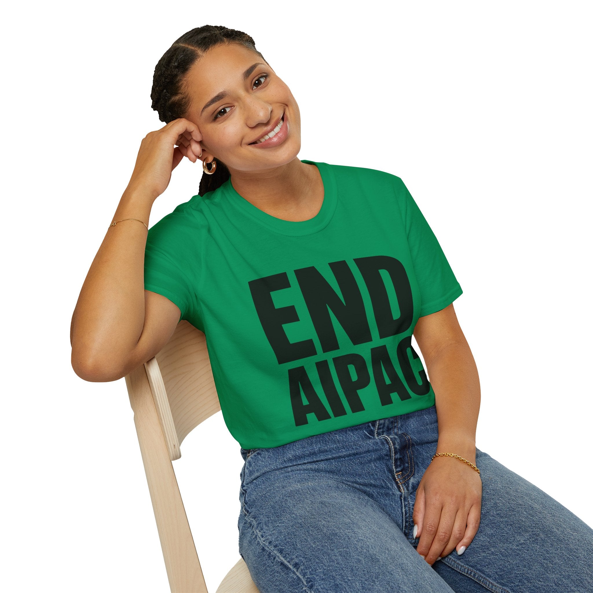 END AIPAC Bold Protest T-Shirt
