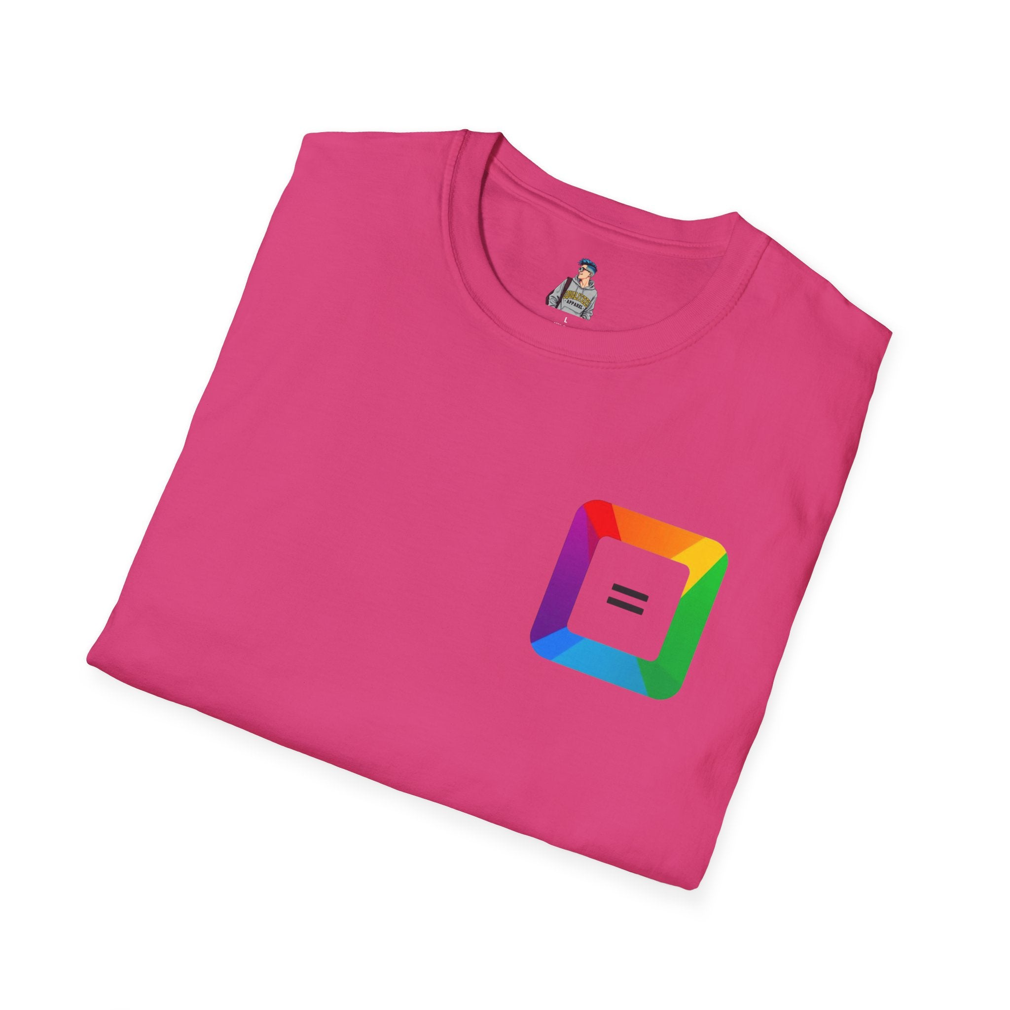 Pride-Theme Unisex Softstyle T-Shirt - "True freedom is Equality for ALL"
