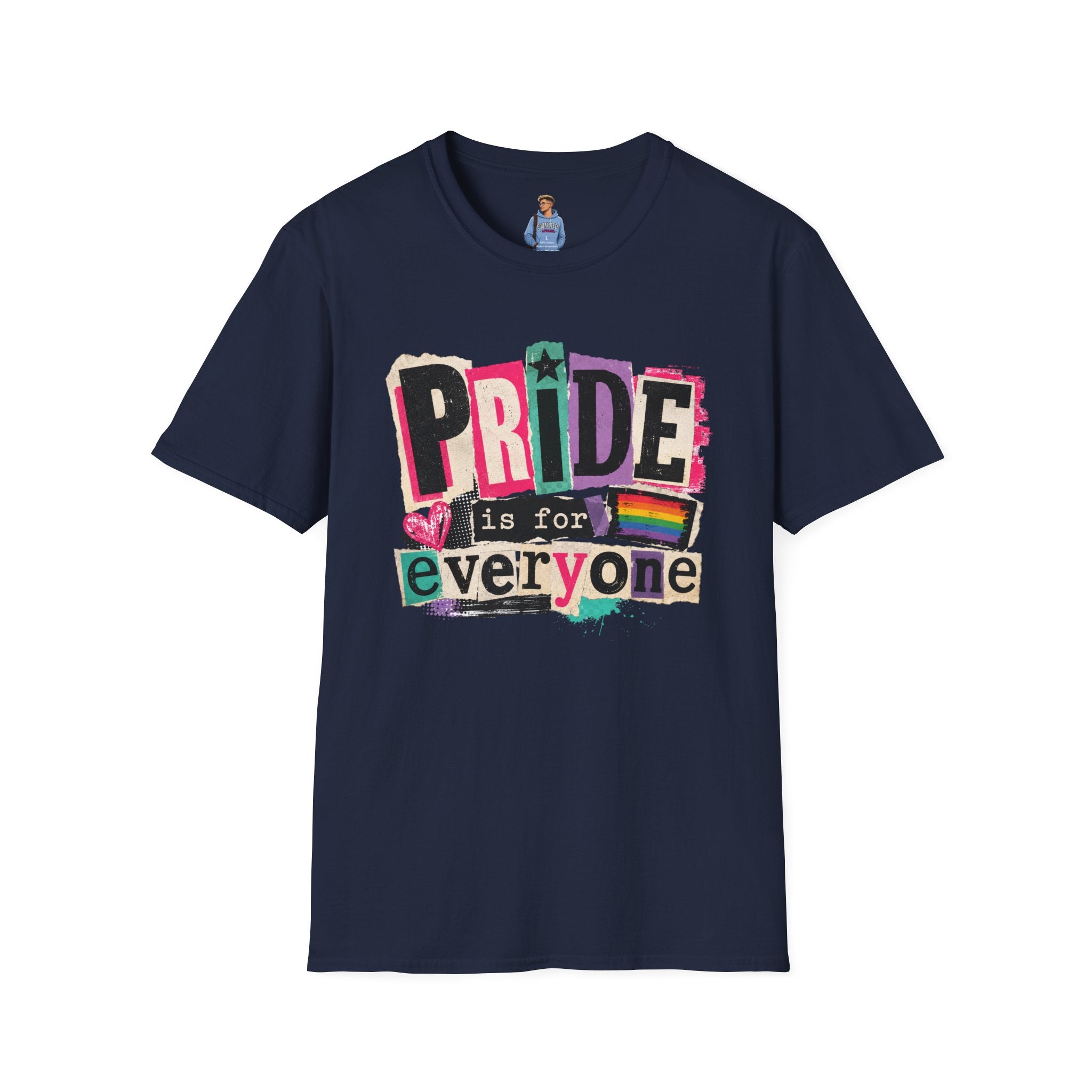 Pride Is for Everyone T-Shirt — Colorful LGBTQ+ Ally Tee