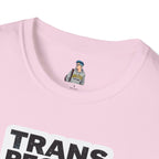 Unisex Softstyle T-Shirt - 'Trans People Exist. Trans People Matter.' Equality Apparel