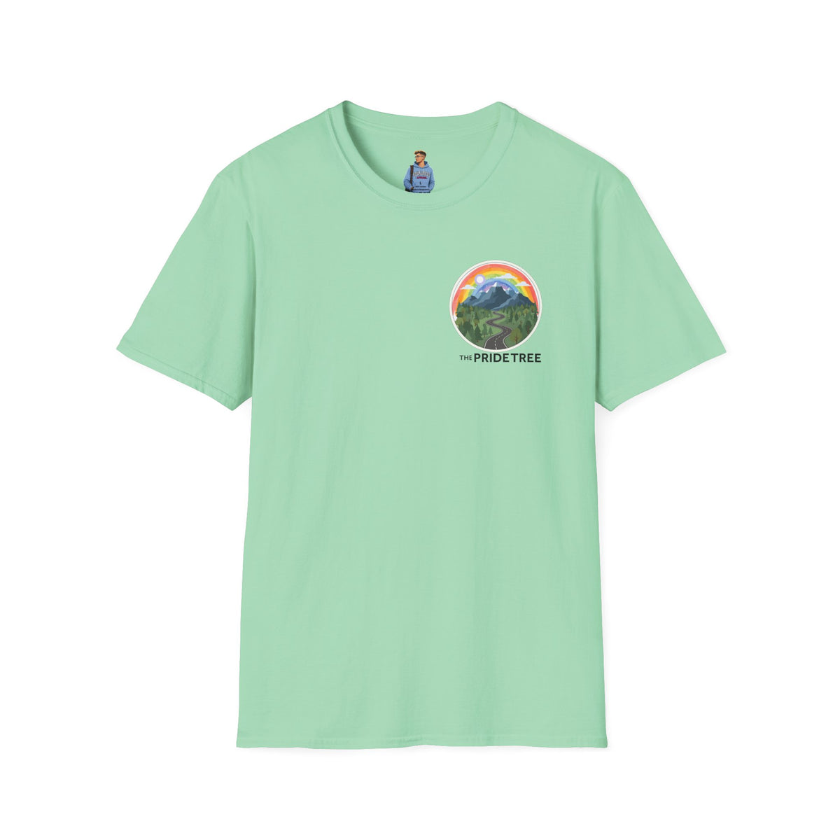 Pride Tree Las Vegas Mountain Graphic T-Shirt