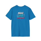 Make Good Trouble Trans Colors Graphic Unisex T-Shirt - Bold Statement Tee for Activists & Dreamers