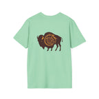 Buffalo Spiral Design Unisex Softstyle T-shirt