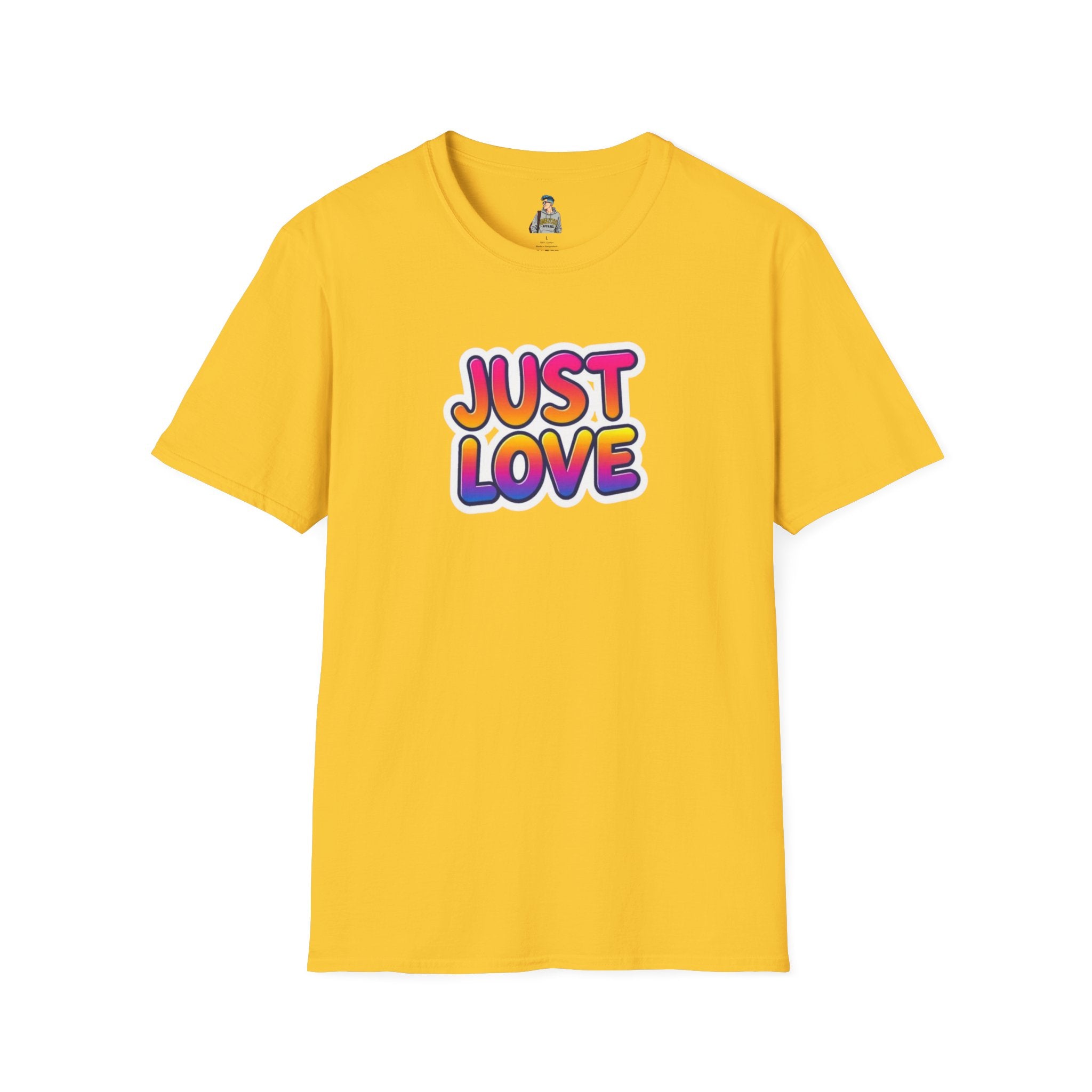 Just Love Unisex Softstyle T-Shirt | Perfect for Pride, Anniversaries, and Everyday Wear