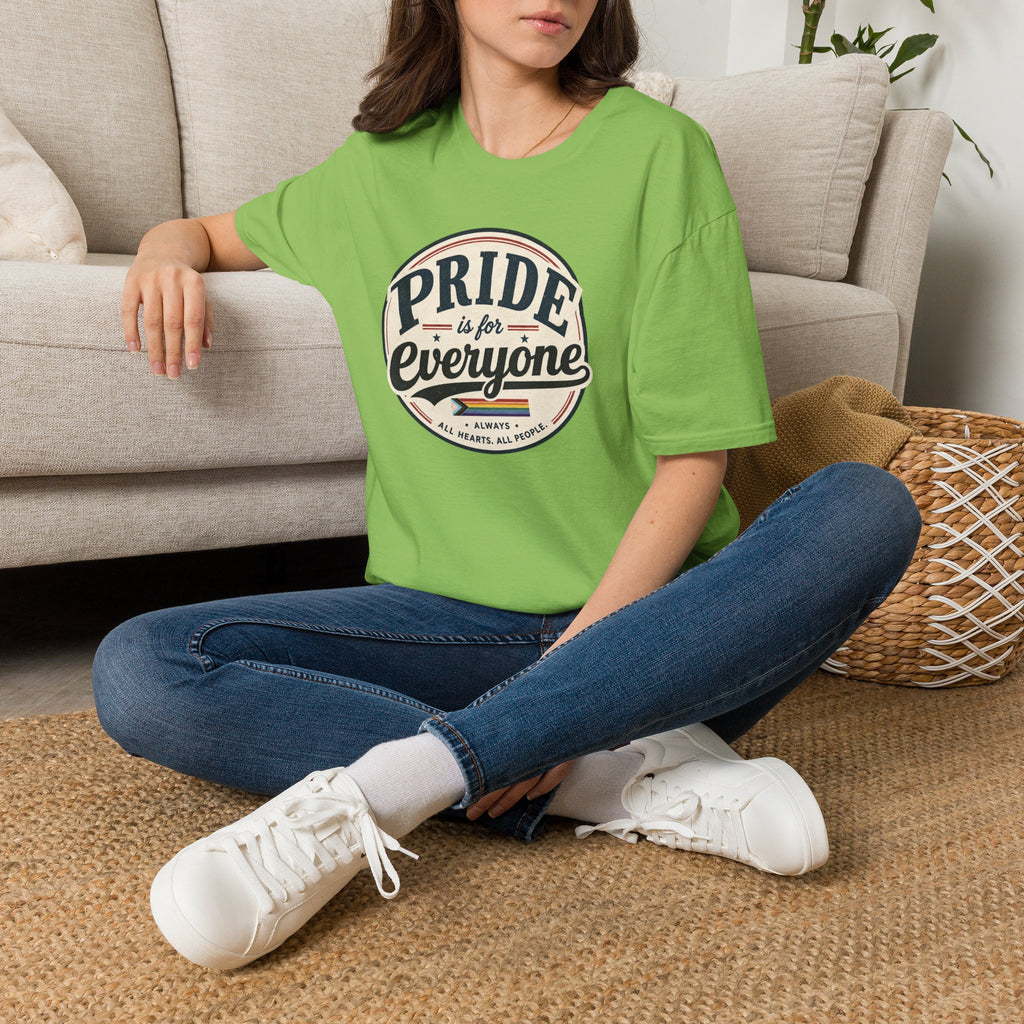 Pride Is for Everyone T-Shirt — Inclusive Retro Pride Tee
