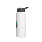 Teaching While Queer Stainless Steel Water Bottle - Perfect for Educators and Allies
