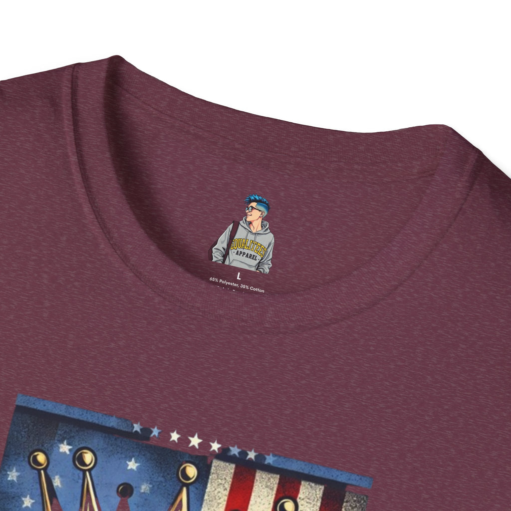 No Kings in America-Democracy Matters  Unisex Softstyle T-Shirt