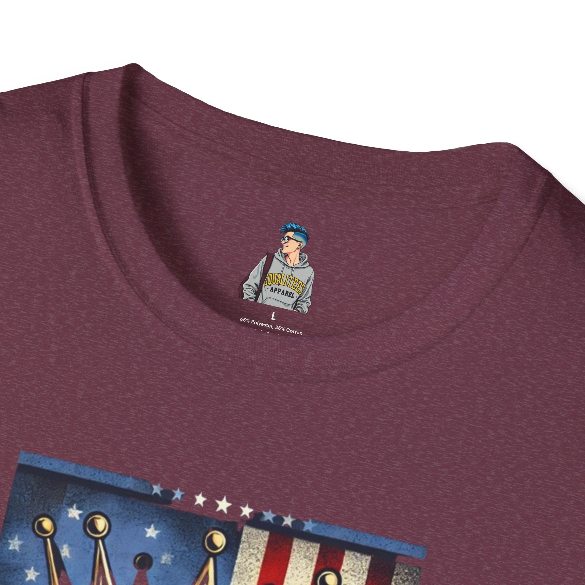 No Kings in America-Democracy Matters  Unisex Softstyle T-Shirt