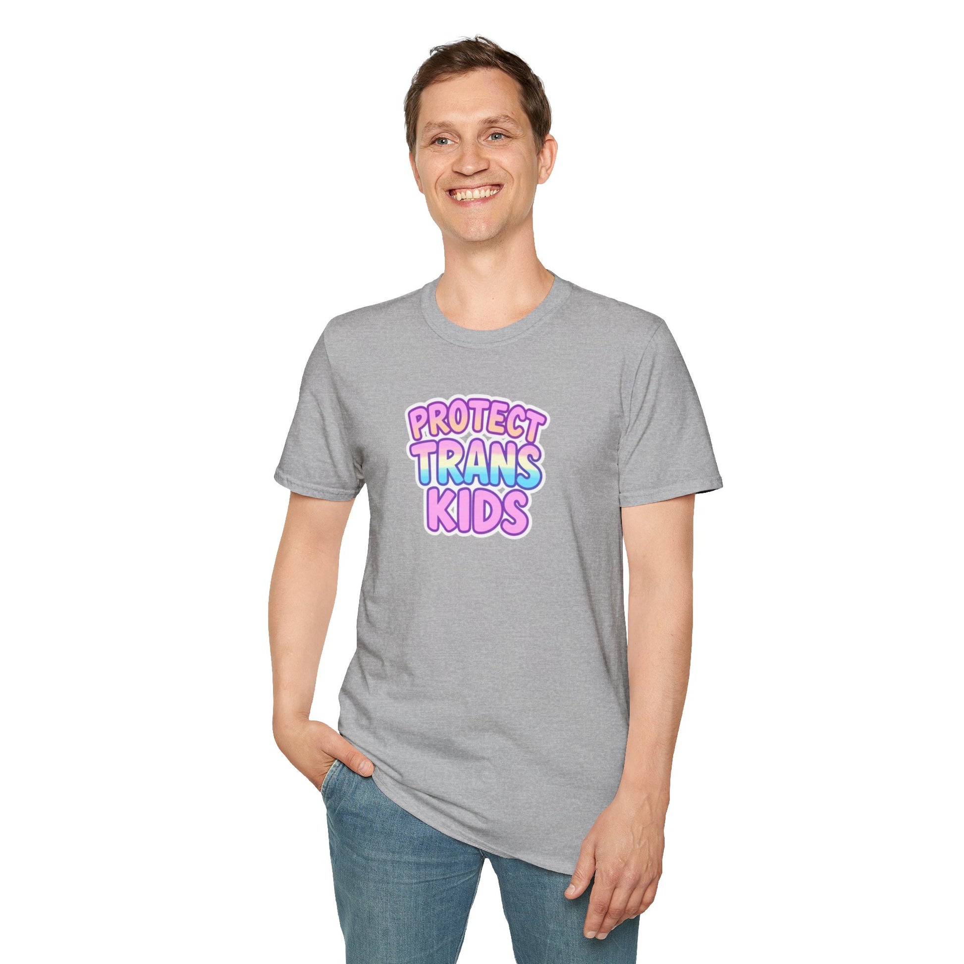 Unisex Softstyle T-Shirt - Protect Trans Kids Tee