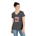 Stay Hydrated Punch Nazis V-Neck T-Shirt - Protest against Fascism Message Tee for Activists