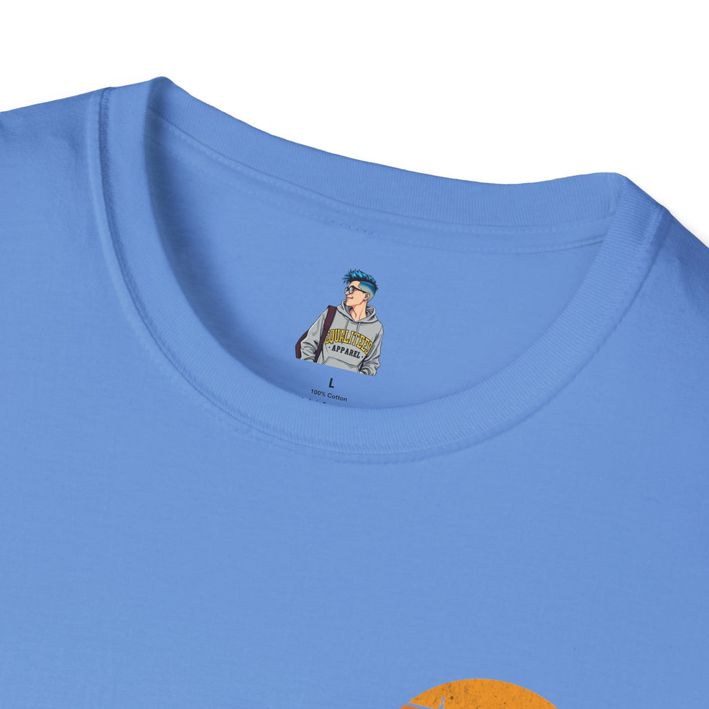Unisex Softstyle T-Shirt - 'I'd Rather Be Camping' Adventure Tee