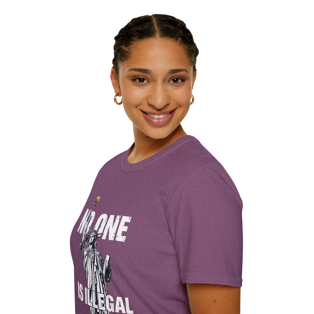 No One Is Illegal Graphic T-shirt
