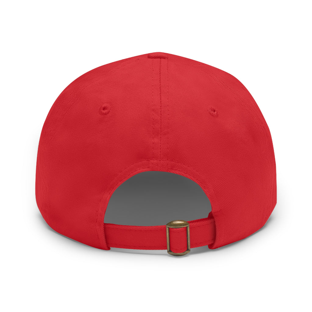 Stylish Dad Hat with FDT Leather Patch - Casual Sun Protection for Dads