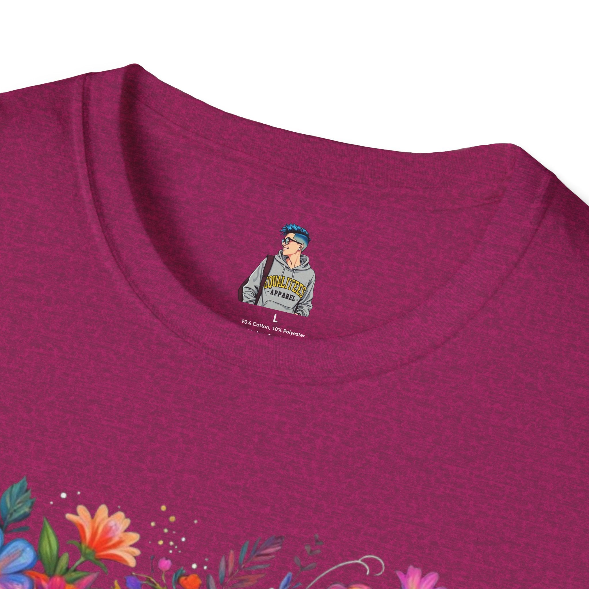 Floral 'FTP' Graphic T-Shirt
