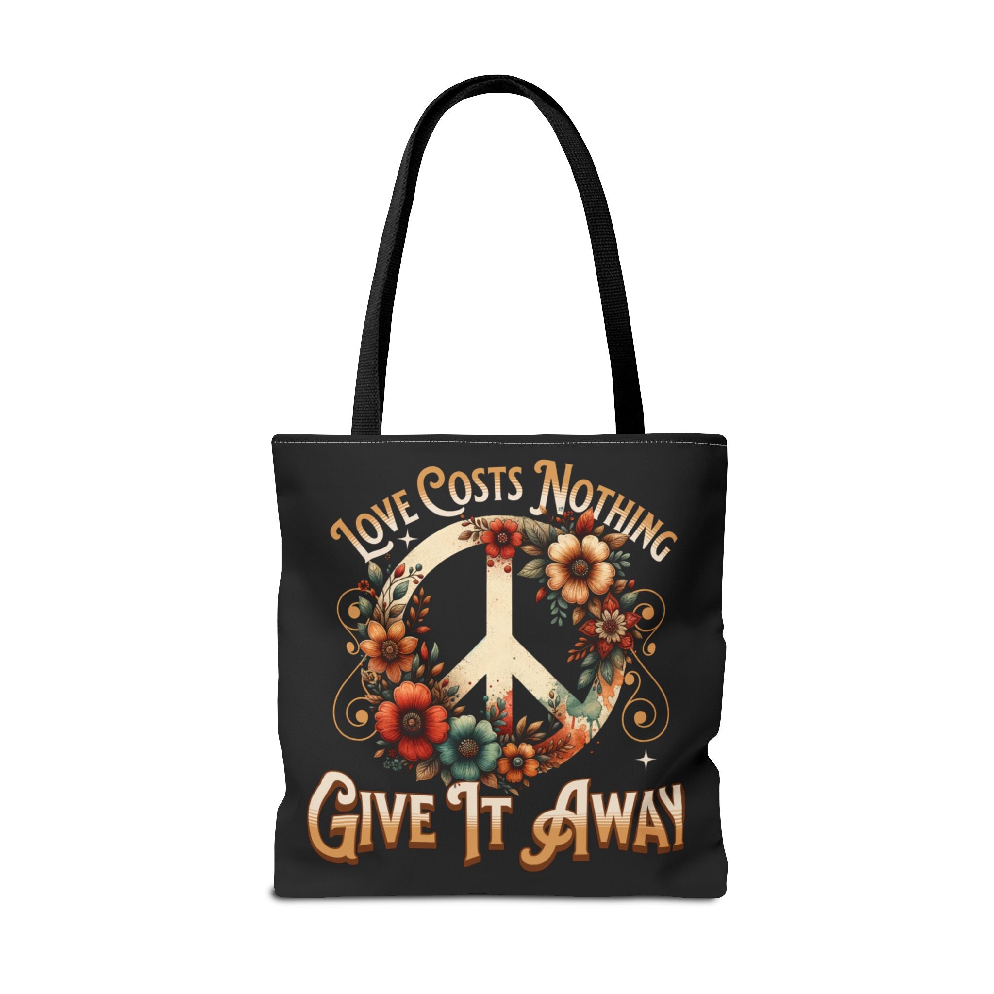 Love Costs Nothing, Give It Away Flag Tote Bag