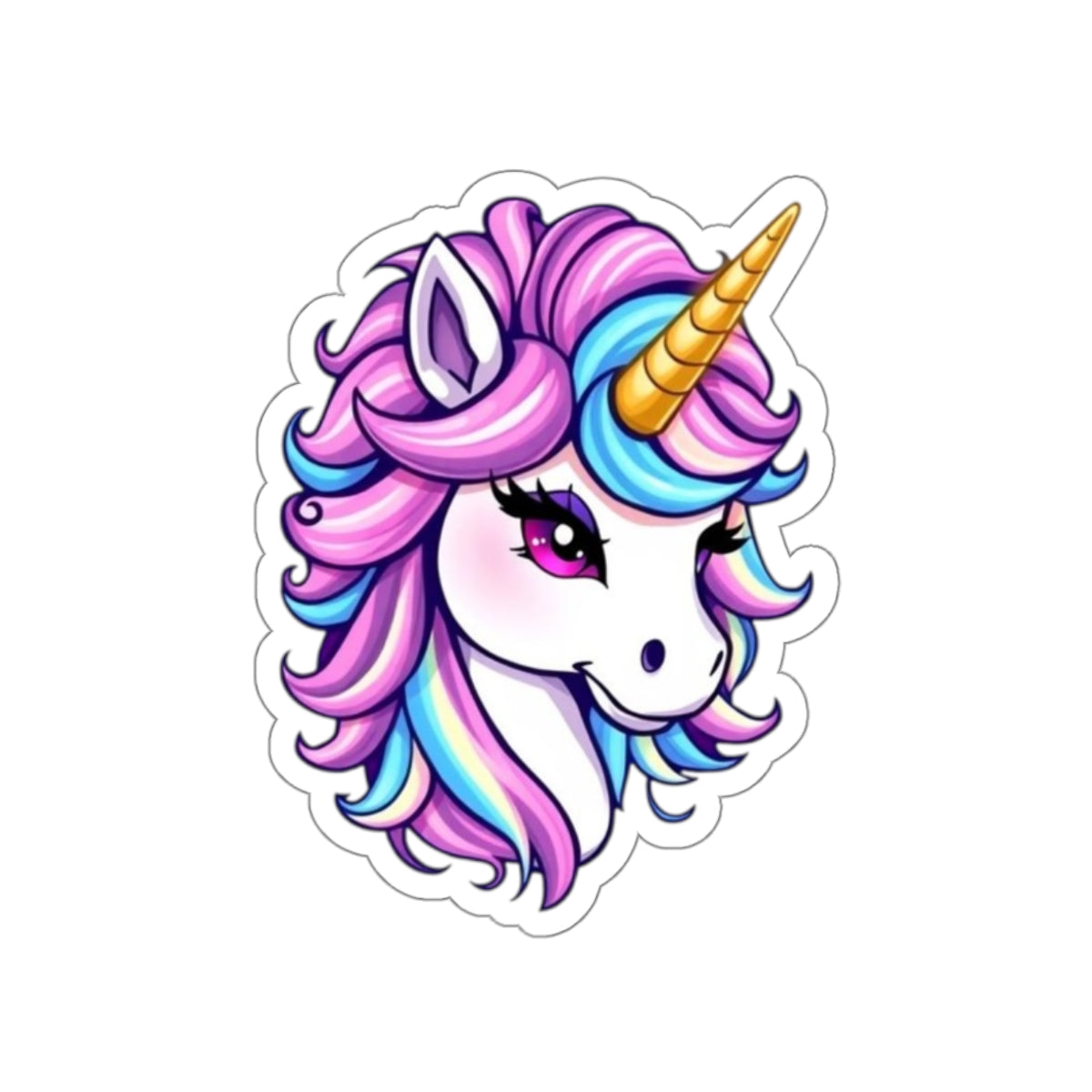 Die-Cut Stickers - Cute unicorn
