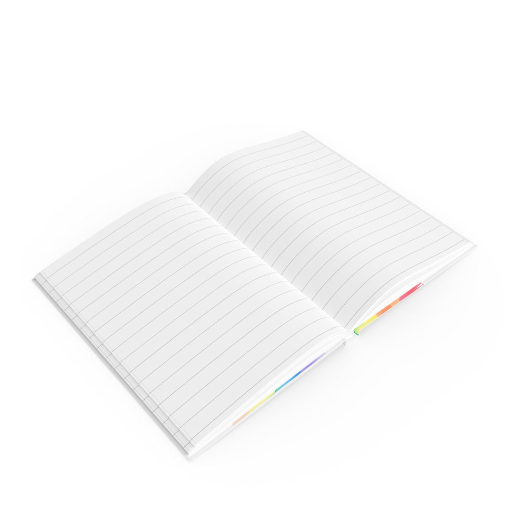 Watercolor Rainbow Hard Backed Journal - Perfect for Gifts, Journaling, and Celebrations